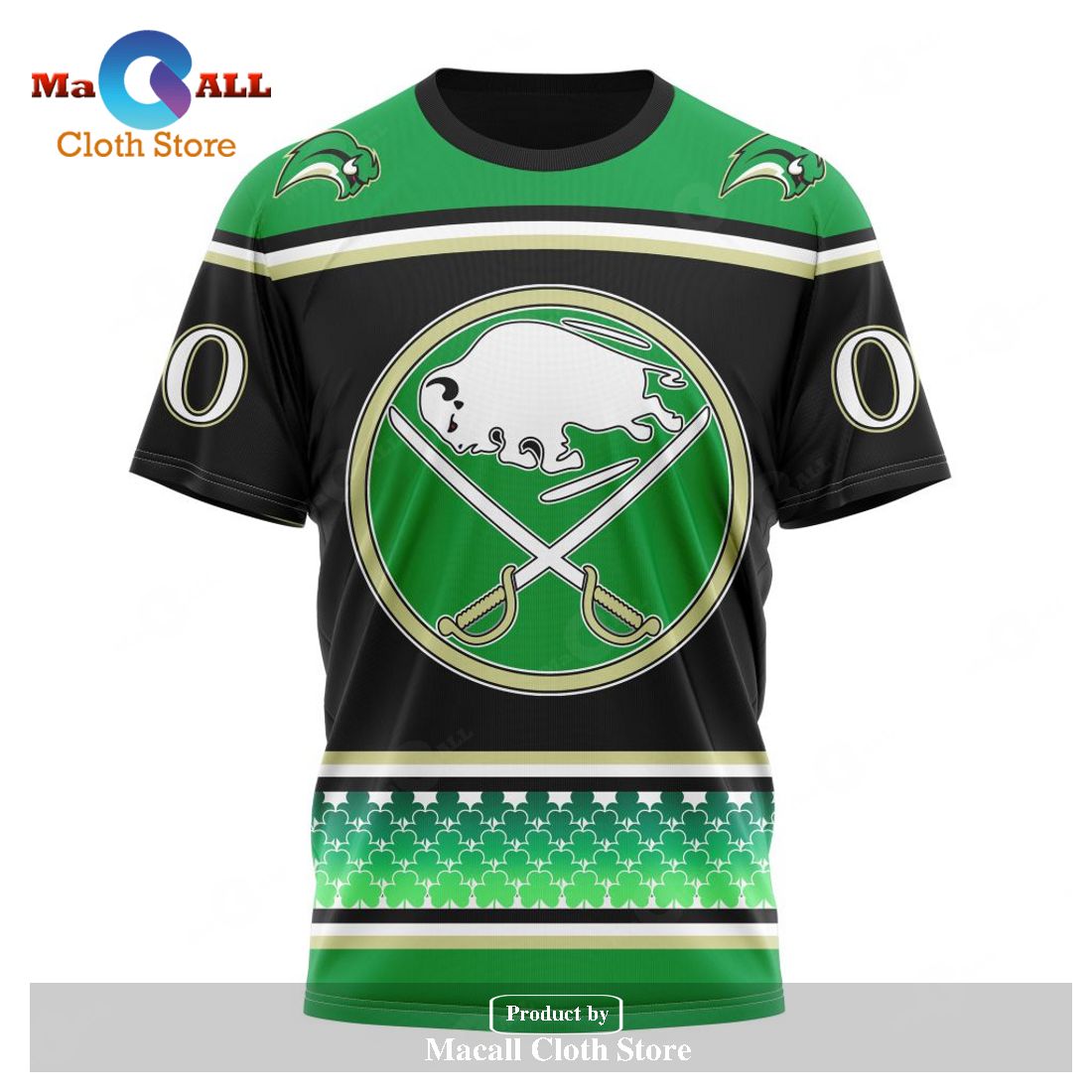 Personalized NHL Buffalo Sabres - Specialized Unisex Kits Hockey Celebrate St Patrick's Day Hoodie Sweatshirt 3D Personalized NHL Buffalo Sabres - Specialized Unisex Kits Hockey Celebrate St Patrick's Day Hoodie Sweatshirt 3D