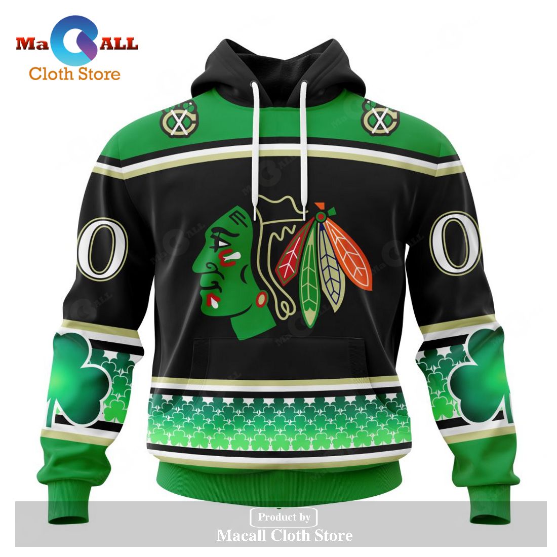 Personalized NHL Columbus Blue Jackets - Specialized Unisex Kits Hockey Celebrate St Patrick's Day Hoodie Sweatshirt 3D Personalized NHL Columbus Blue Jackets - Specialized Unisex Kits Hockey Celebrate St Patrick's Day Hoodie Sweatshirt 3D