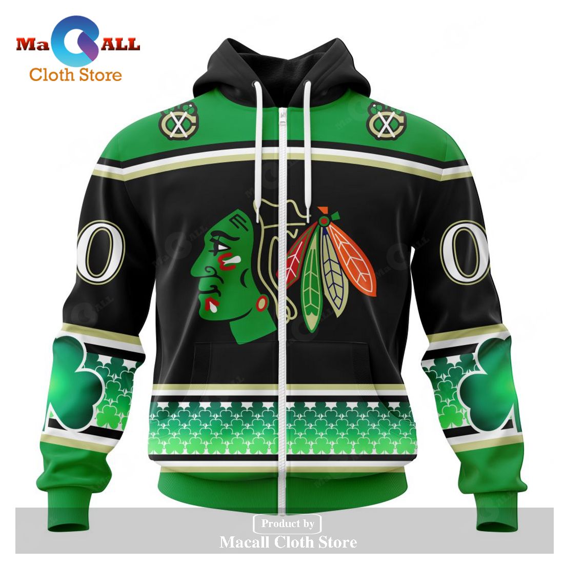 Personalized NHL Columbus Blue Jackets - Specialized Unisex Kits Hockey Celebrate St Patrick's Day Hoodie Sweatshirt 3D Personalized NHL Columbus Blue Jackets - Specialized Unisex Kits Hockey Celebrate St Patrick's Day Hoodie Sweatshirt 3D