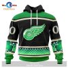 Personalized NHL Detroit Red Wings Special Design Fight Ovarian Cancer Hoodie Sweatshirt 3D