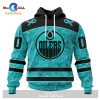 Personalized NHL Detroit Red Wings Special Design Fight Ovarian Cancer Hoodie Sweatshirt 3D
