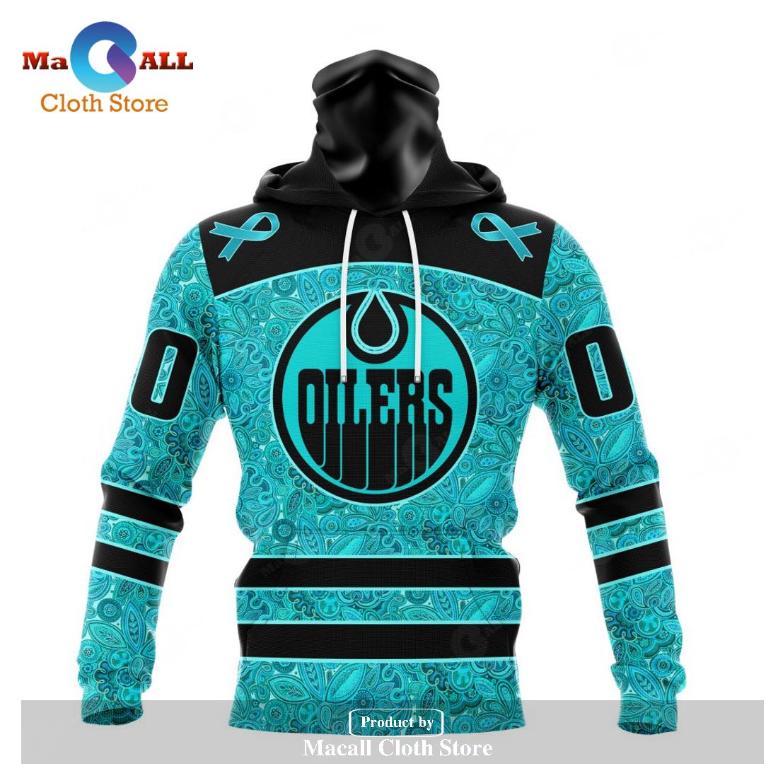 Personalized NHL Edmonton Oilers Special Design Fight Ovarian Cancer Hoodie Sweatshirt 3D Personalized NHL Edmonton Oilers Special Design Fight Ovarian Cancer Hoodie Sweatshirt 3D