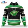 Personalized NHL Minnesota Wild Special Design Fight Ovarian Cancer Hoodie Sweatshirt 3D