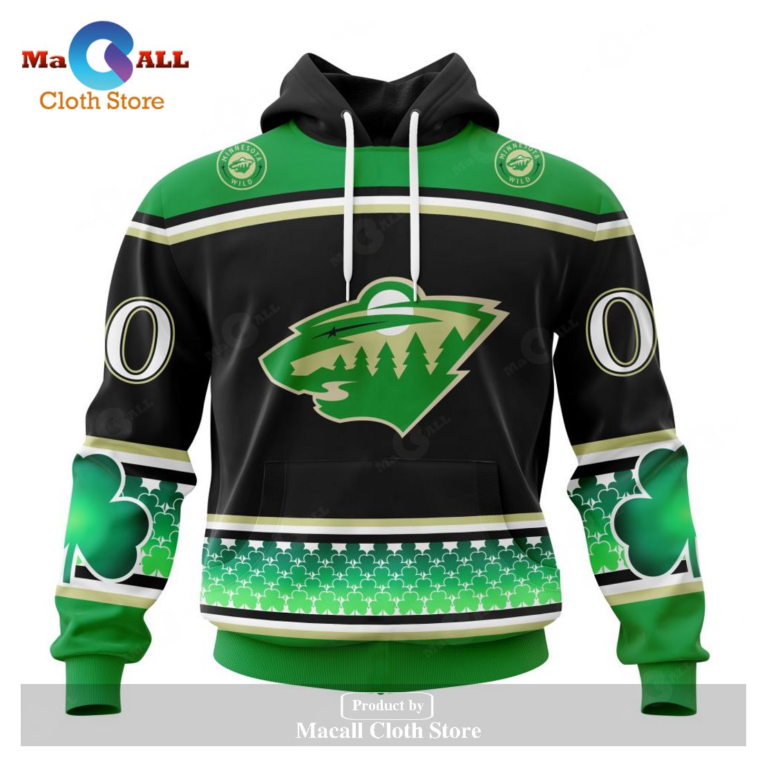 Personalized NHL Minnesota Wild - Specialized Hockey Celebrate St Patrick's Day Hoodie Sweatshirt 3D Personalized NHL Minnesota Wild - Specialized Hockey Celebrate St Patrick's Day Hoodie Sweatshirt 3D