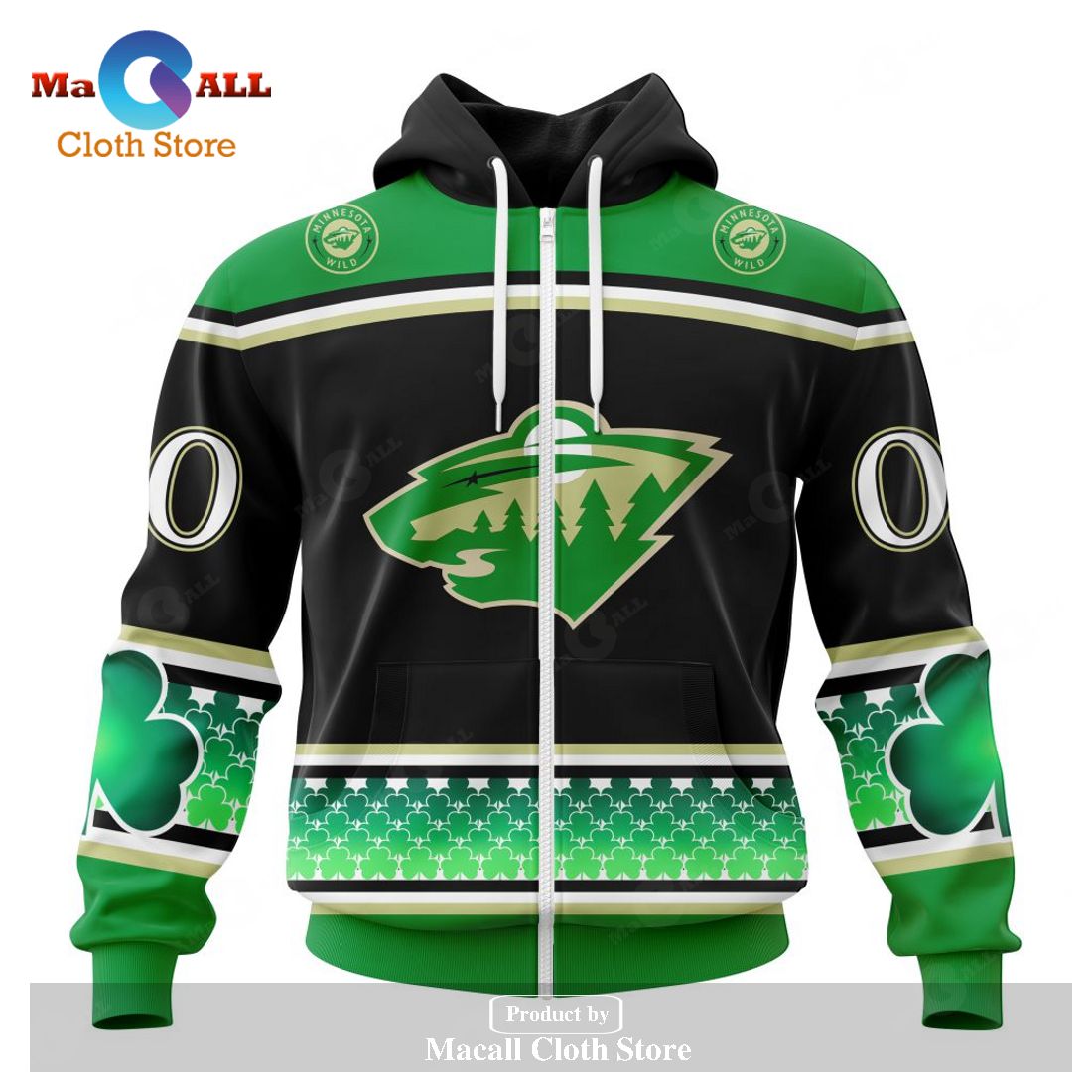 Personalized NHL Minnesota Wild - Specialized Hockey Celebrate St Patrick's Day Hoodie Sweatshirt 3D Personalized NHL Minnesota Wild - Specialized Hockey Celebrate St Patrick's Day Hoodie Sweatshirt 3D