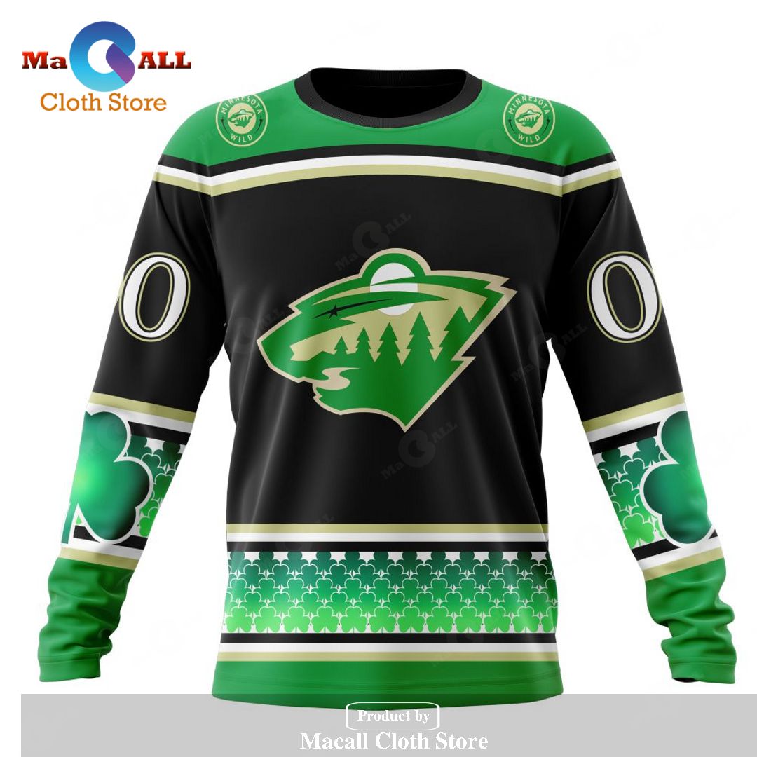 Personalized NHL Minnesota Wild - Specialized Hockey Celebrate St Patrick's Day Hoodie Sweatshirt 3D Personalized NHL Minnesota Wild - Specialized Hockey Celebrate St Patrick's Day Hoodie Sweatshirt 3D