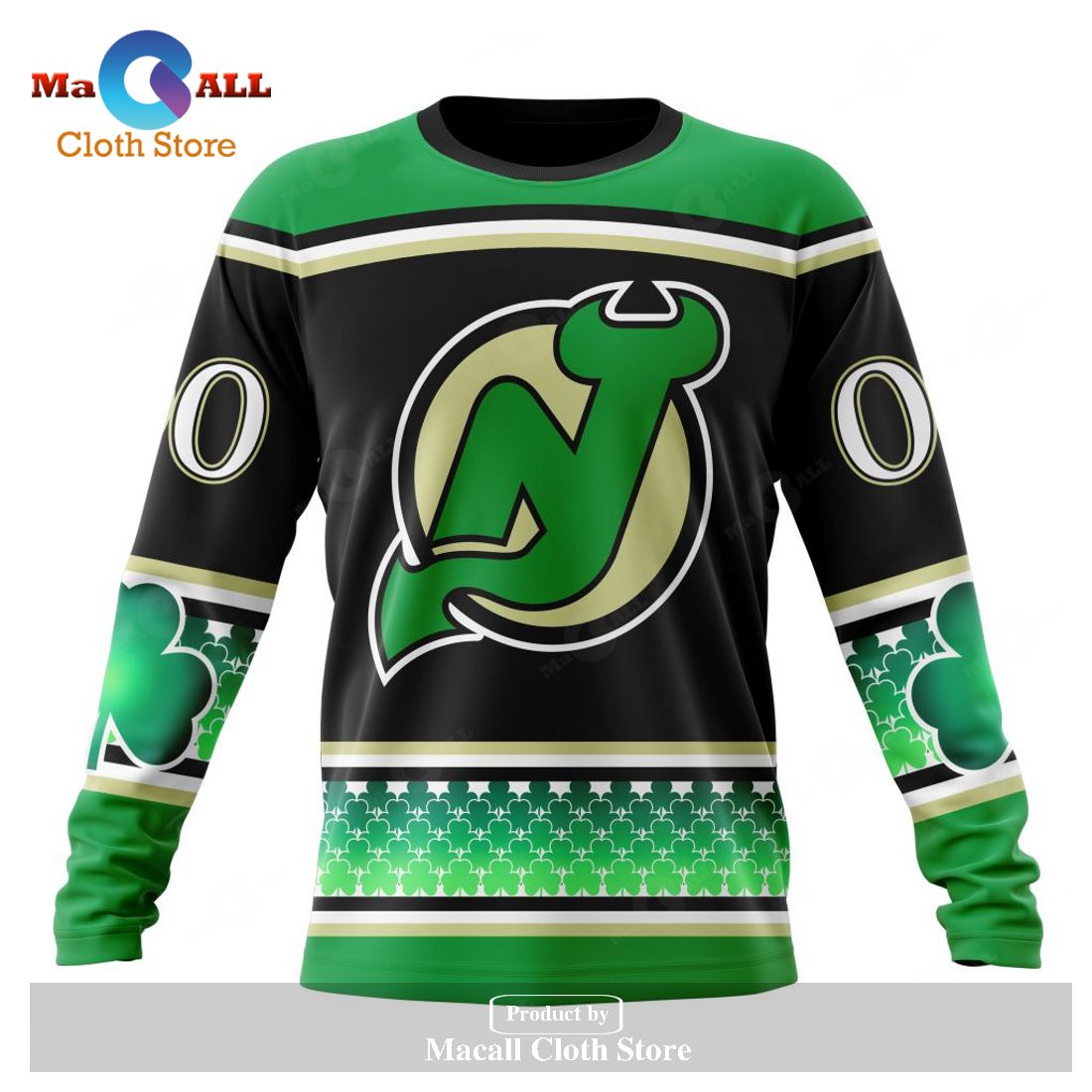 Personalized NHL New Jersey Devils - Specialized Hockey Celebrate St Patrick's Day Hoodie Sweatshirt 3D Personalized NHL New Jersey Devils - Specialized Hockey Celebrate St Patrick's Day Hoodie Sweatshirt 3D