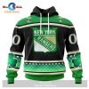 Personalized NHL New York Rangers Special Design Fight Ovarian Cancer Hoodie Sweatshirt 3D