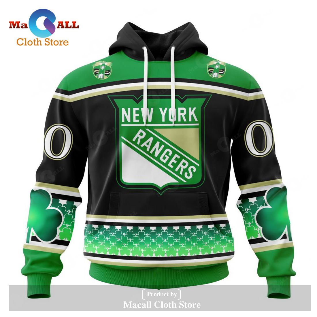 Personalized NHL New York Rangers - Specialized Hockey Celebrate St Patrick's Day Hoodie Sweatshirt 3D Personalized NHL New York Rangers - Specialized Hockey Celebrate St Patrick's Day Hoodie Sweatshirt 3D