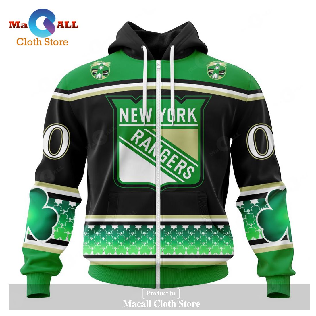 Personalized NHL New York Rangers - Specialized Hockey Celebrate St Patrick's Day Hoodie Sweatshirt 3D Personalized NHL New York Rangers - Specialized Hockey Celebrate St Patrick's Day Hoodie Sweatshirt 3D