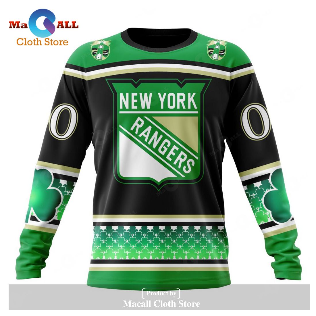 Personalized NHL New York Rangers - Specialized Hockey Celebrate St Patrick's Day Hoodie Sweatshirt 3D Personalized NHL New York Rangers - Specialized Hockey Celebrate St Patrick's Day Hoodie Sweatshirt 3D