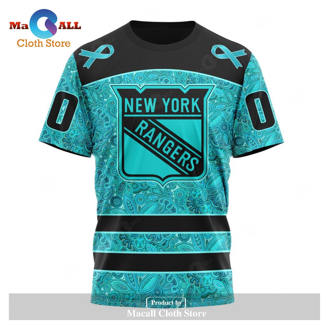 Personalized NHL New York Rangers Special Design Fight Ovarian Cancer Hoodie Sweatshirt 3D Personalized NHL New York Rangers Special Design Fight Ovarian Cancer Hoodie Sweatshirt 3D