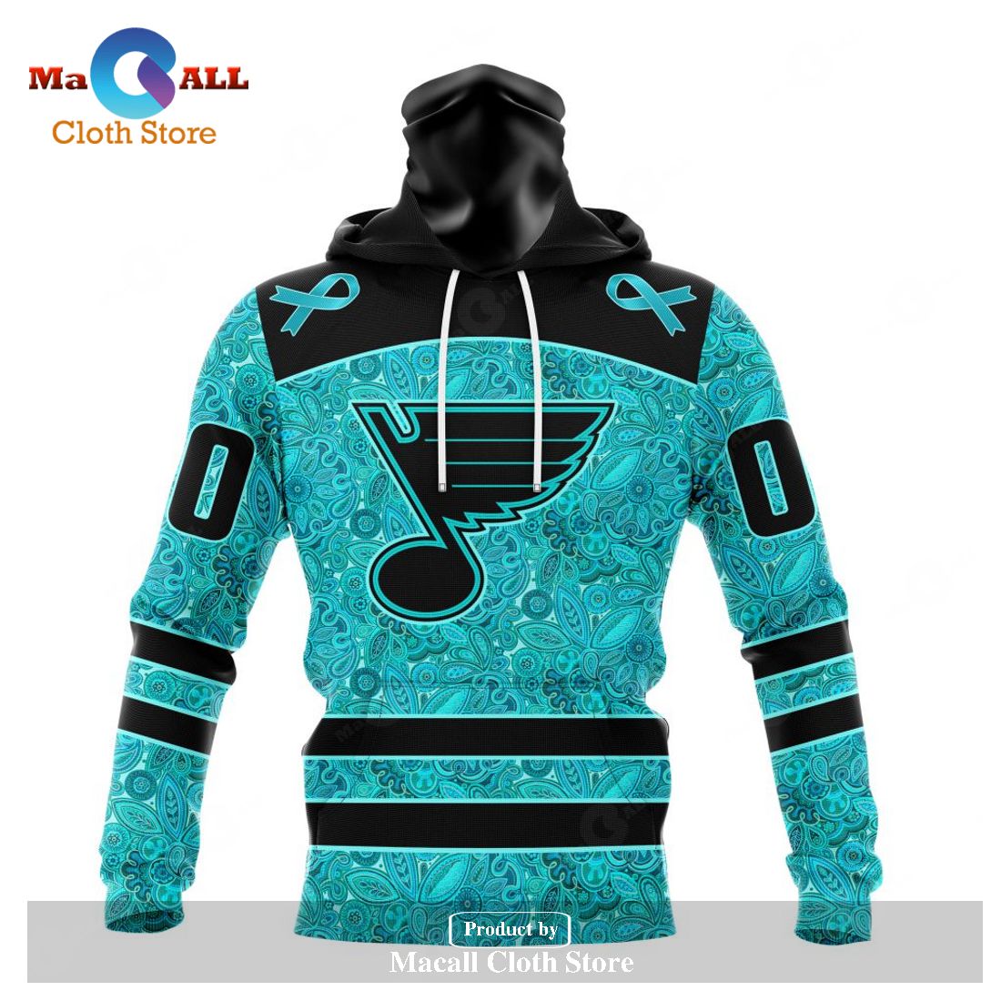 Personalized NHL St. Louis Blues Special Design Fight Ovarian Cancer Hoodie Sweatshirt 3D Personalized NHL St. Louis Blues Special Design Fight Ovarian Cancer Hoodie Sweatshirt 3D