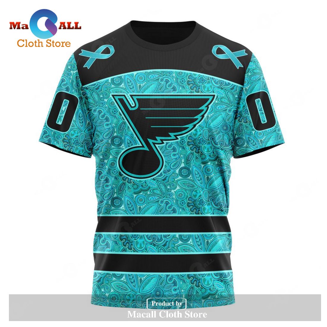 Personalized NHL St. Louis Blues Special Design Fight Ovarian Cancer Hoodie Sweatshirt 3D Personalized NHL St. Louis Blues Special Design Fight Ovarian Cancer Hoodie Sweatshirt 3D