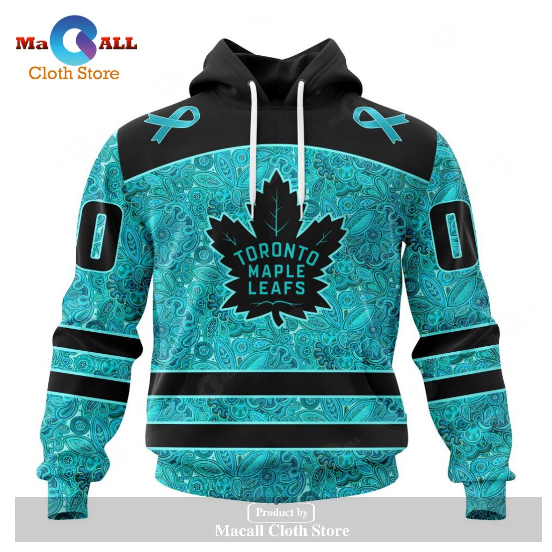Personalized NHL Toronto Maple Leafs Special Design Fight Ovarian Cancer Hoodie Sweatshirt 3D Personalized NHL Toronto Maple Leafs Special Design Fight Ovarian Cancer Hoodie Sweatshirt 3D