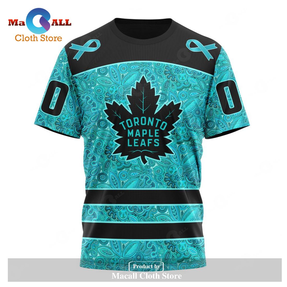 Personalized NHL Toronto Maple Leafs Special Design Fight Ovarian Cancer Hoodie Sweatshirt 3D Personalized NHL Toronto Maple Leafs Special Design Fight Ovarian Cancer Hoodie Sweatshirt 3D