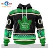 Personalized NHL Toronto Maple Leafs Special Design Fight Ovarian Cancer Hoodie Sweatshirt 3D