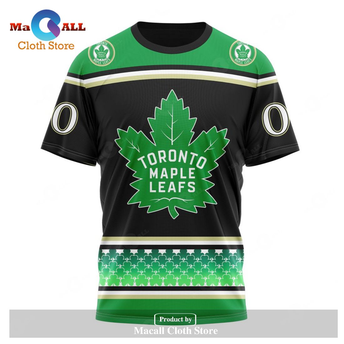 Personalized NHL Toronto Maple Leafs Specialized Hockey Celebrate St Patrick's Day Hoodie Sweatshirt 3D Personalized NHL Toronto Maple Leafs Specialized Hockey Celebrate St Patrick's Day Hoodie Sweatshirt 3D