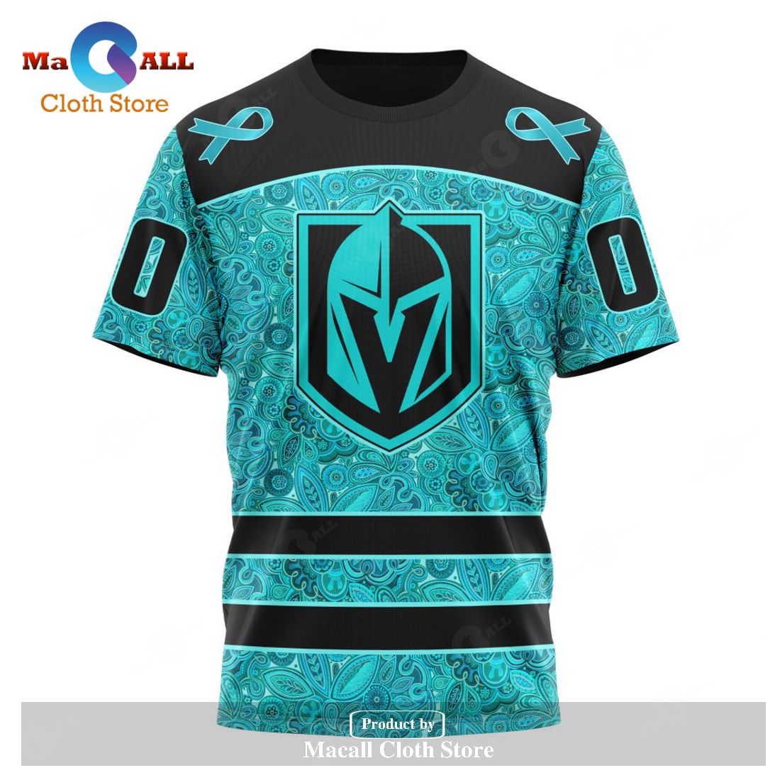 Personalized NHL Vegas Golden Knights Special Design Fight Ovarian Cancer Hoodie Sweatshirt 3D Personalized NHL Vegas Golden Knights Special Design Fight Ovarian Cancer Hoodie Sweatshirt 3D