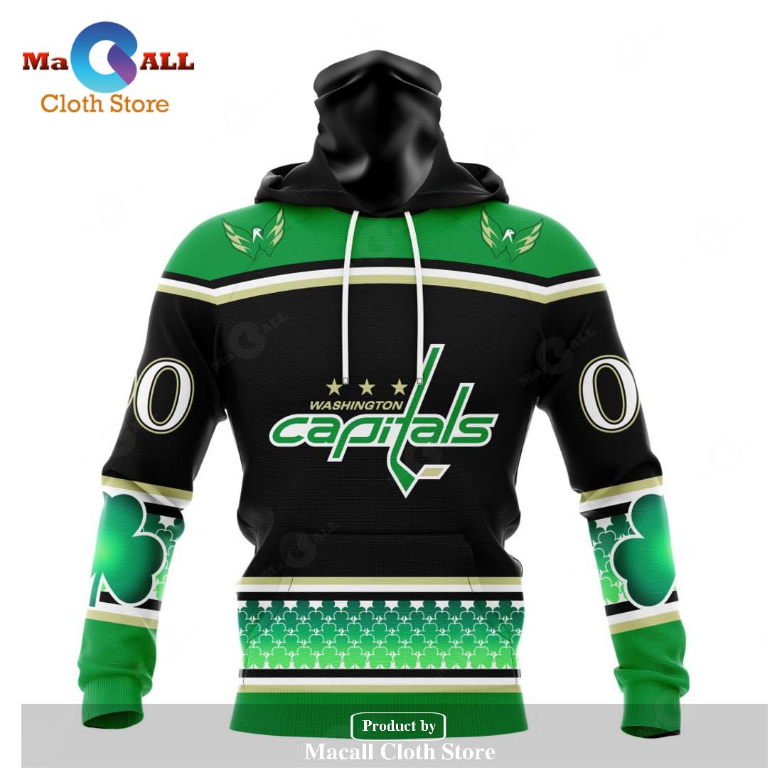 Personalized NHL Washington Unisex Kitsitals - Specialized Hockey Celebrate St Patrick's Day Hoodie Sweatshirt 3D Personalized NHL Washington Unisex Kitsitals - Specialized Hockey Celebrate St Patrick's Day Hoodie Sweatshirt 3D