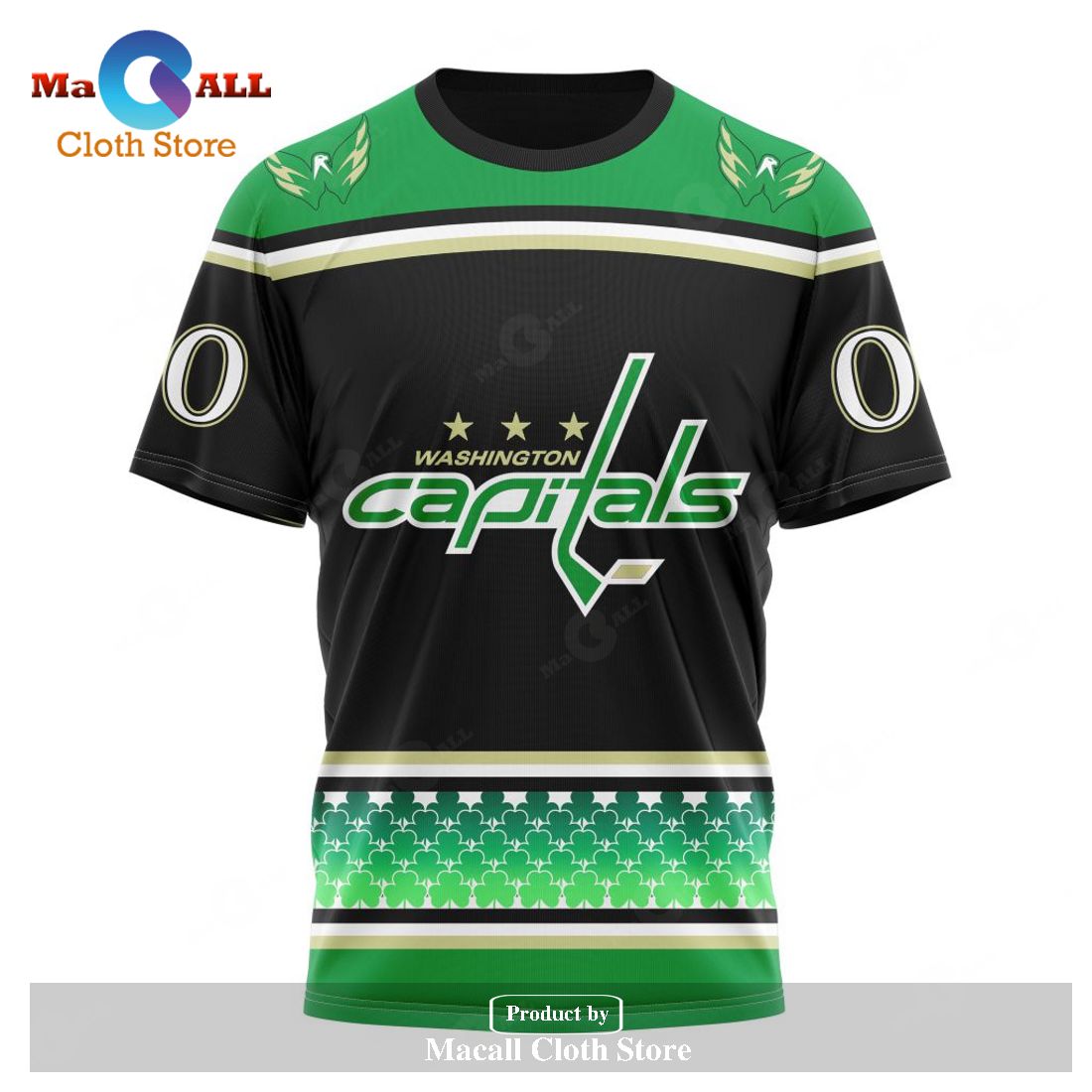 Personalized NHL Washington Unisex Kitsitals - Specialized Hockey Celebrate St Patrick's Day Hoodie Sweatshirt 3D Personalized NHL Washington Unisex Kitsitals - Specialized Hockey Celebrate St Patrick's Day Hoodie Sweatshirt 3D