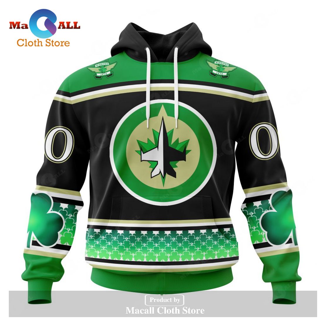 Personalized NHL Winnipeg Jets Specialized Hockey Celebrate St Patrick's Day Hoodie Sweatshirt 3D Personalized NHL Winnipeg Jets Specialized Hockey Celebrate St Patrick's Day Hoodie Sweatshirt 3D