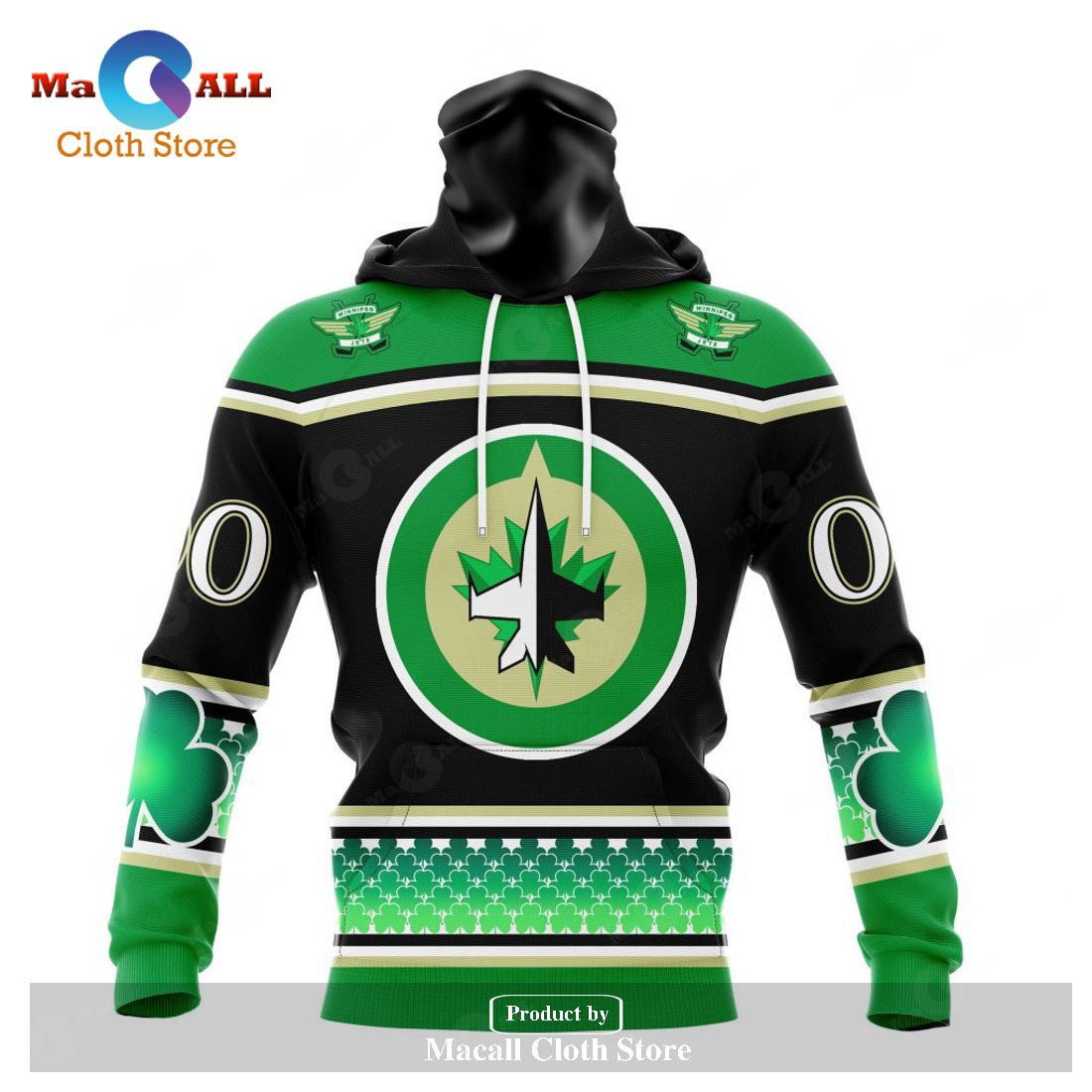 Personalized NHL Winnipeg Jets Specialized Hockey Celebrate St Patrick's Day Hoodie Sweatshirt 3D Personalized NHL Winnipeg Jets Specialized Hockey Celebrate St Patrick's Day Hoodie Sweatshirt 3D
