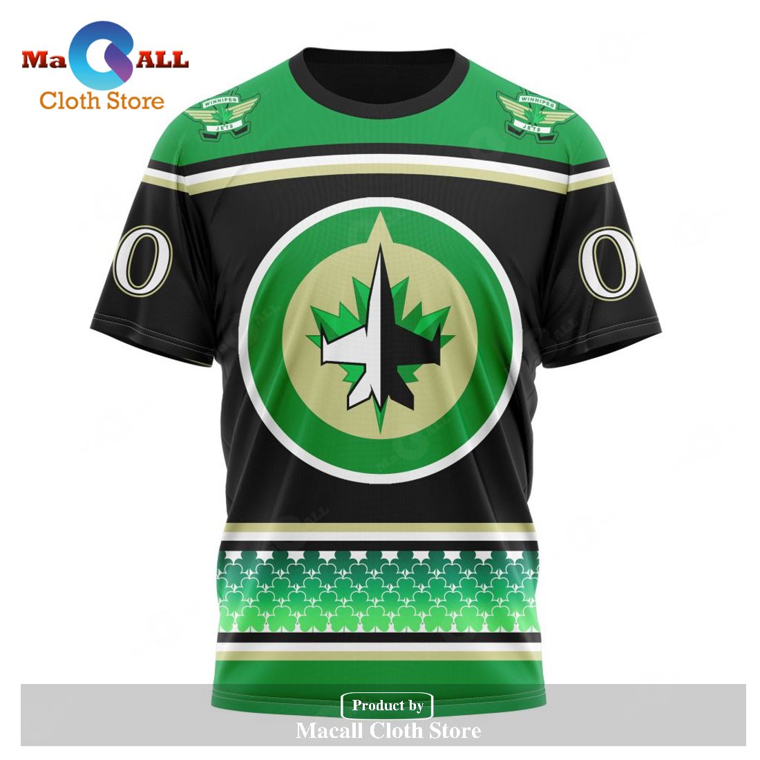 Personalized NHL Winnipeg Jets Specialized Hockey Celebrate St Patrick's Day Hoodie Sweatshirt 3D Personalized NHL Winnipeg Jets Specialized Hockey Celebrate St Patrick's Day Hoodie Sweatshirt 3D