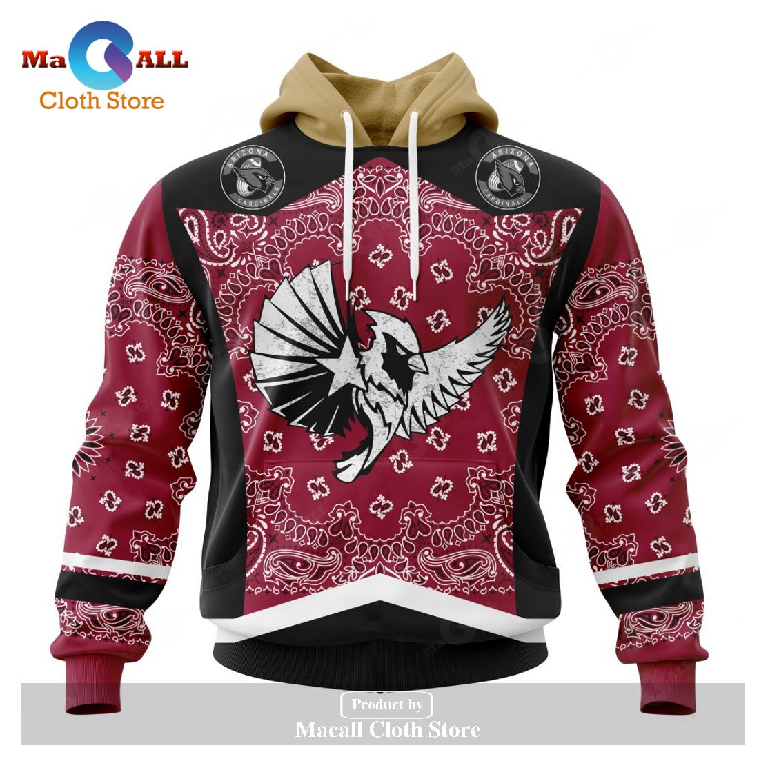 Personalized NFL Arizona Cardinals - Specialized Unisex Kits In Classic Style Hoodie Sweatshirt 3D Personalized NFL Arizona Cardinals - Specialized Unisex Kits In Classic Style Hoodie Sweatshirt 3D