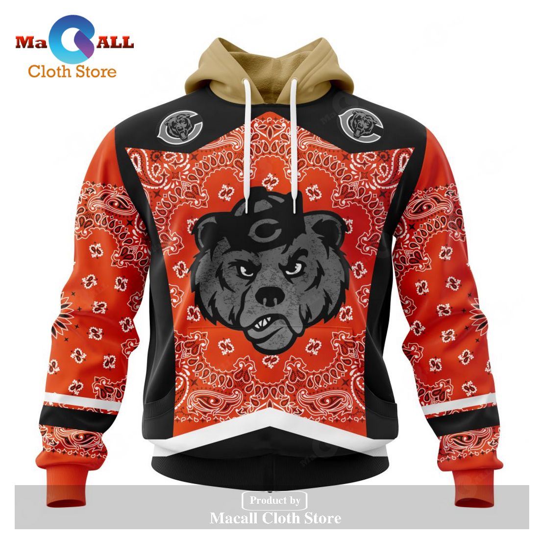 Personalized NFL Chicago Bears - Specialized Unisex Kits In Classic Style Hoodie Sweatshirt 3D Personalized NFL Chicago Bears - Specialized Unisex Kits In Classic Style Hoodie Sweatshirt 3D