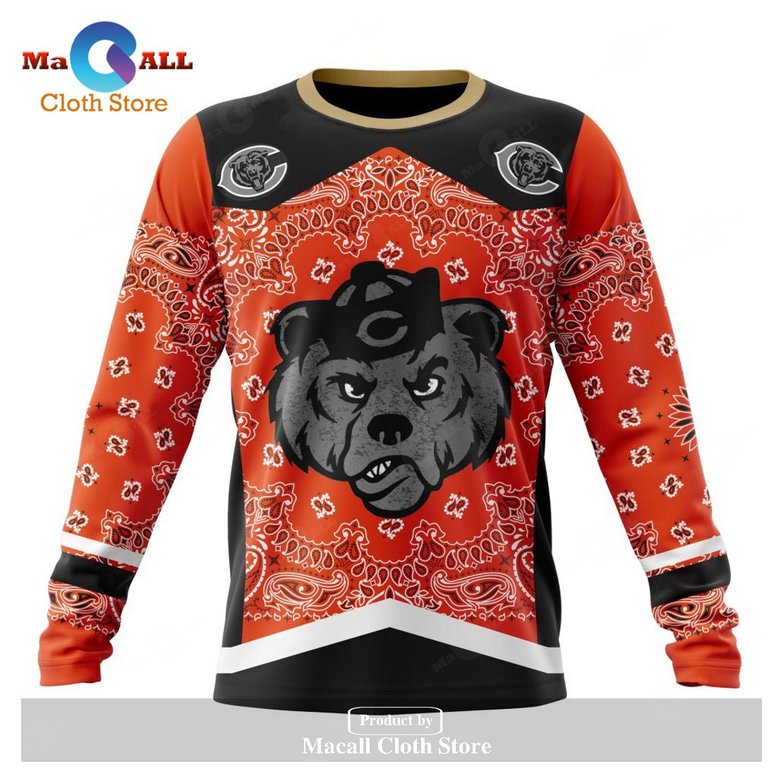 Personalized NFL Chicago Bears - Specialized Unisex Kits In Classic Style Hoodie Sweatshirt 3D Personalized NFL Chicago Bears - Specialized Unisex Kits In Classic Style Hoodie Sweatshirt 3D