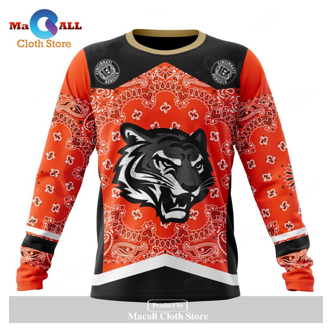 Personalized NFL Cincinnati Bengals - Specialized Unisex Kits In Classic Style Hoodie Sweatshirt 3D Personalized NFL Cincinnati Bengals - Specialized Unisex Kits In Classic Style Hoodie Sweatshirt 3D