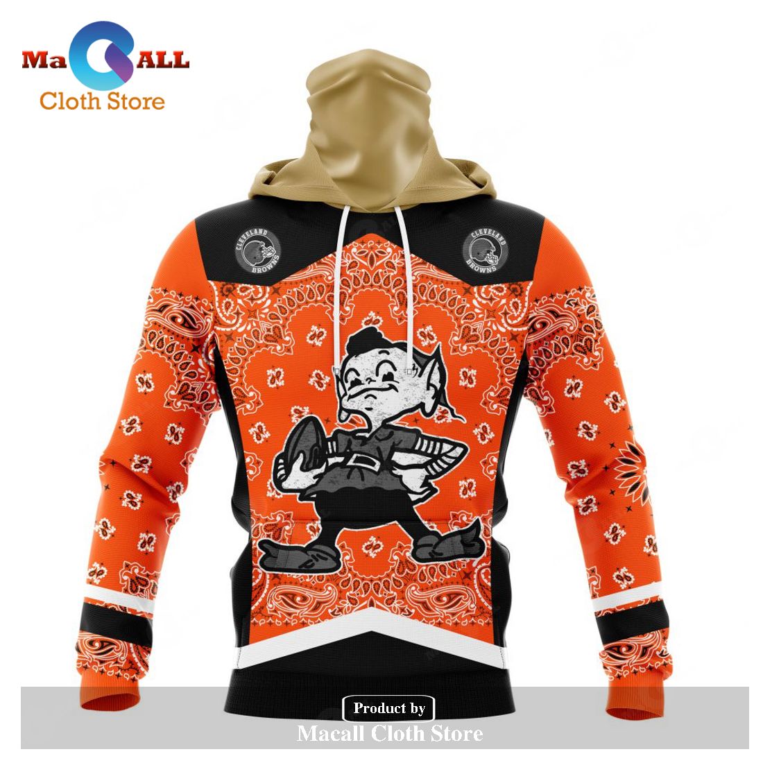 Personalized NFL Cleveland Browns - Specialized Unisex Kits In Classic Style Hoodie Sweatshirt 3D Personalized NFL Cleveland Browns - Specialized Unisex Kits In Classic Style Hoodie Sweatshirt 3D