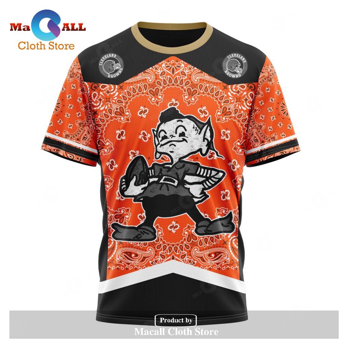 Personalized NFL Cleveland Browns - Specialized Unisex Kits In Classic Style Hoodie Sweatshirt 3D Personalized NFL Cleveland Browns - Specialized Unisex Kits In Classic Style Hoodie Sweatshirt 3D