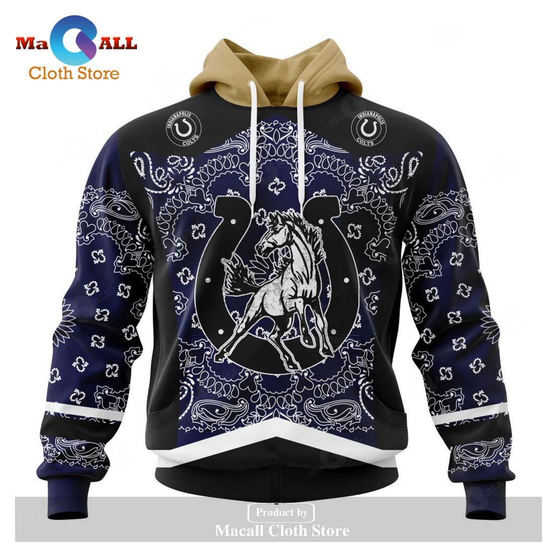 Personalized NFL Indianapolis Colts - Specialized Unisex Kits In Classic Style Hoodie Sweatshirt 3D Personalized NFL Indianapolis Colts - Specialized Unisex Kits In Classic Style Hoodie Sweatshirt 3D