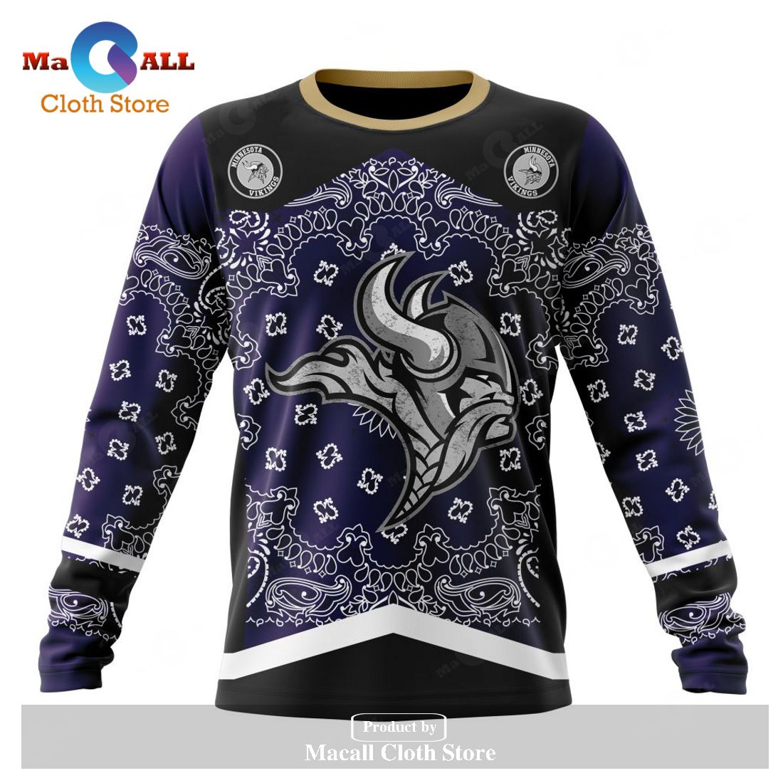 Personalized NFL Minnesota Vikings - Specialized Unisex Kits In Classic Style Hoodie Sweatshirt 3D Personalized NFL Minnesota Vikings - Specialized Unisex Kits In Classic Style Hoodie Sweatshirt 3D