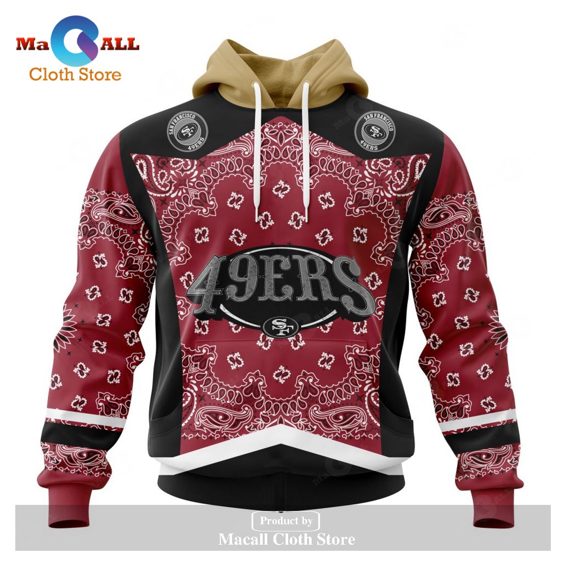 Personalized NFL San Francisco 49ers - Specialized Unisex Kits In Classic Style Hoodie Sweatshirt 3D Personalized NFL San Francisco 49ers - Specialized Unisex Kits In Classic Style Hoodie Sweatshirt 3D