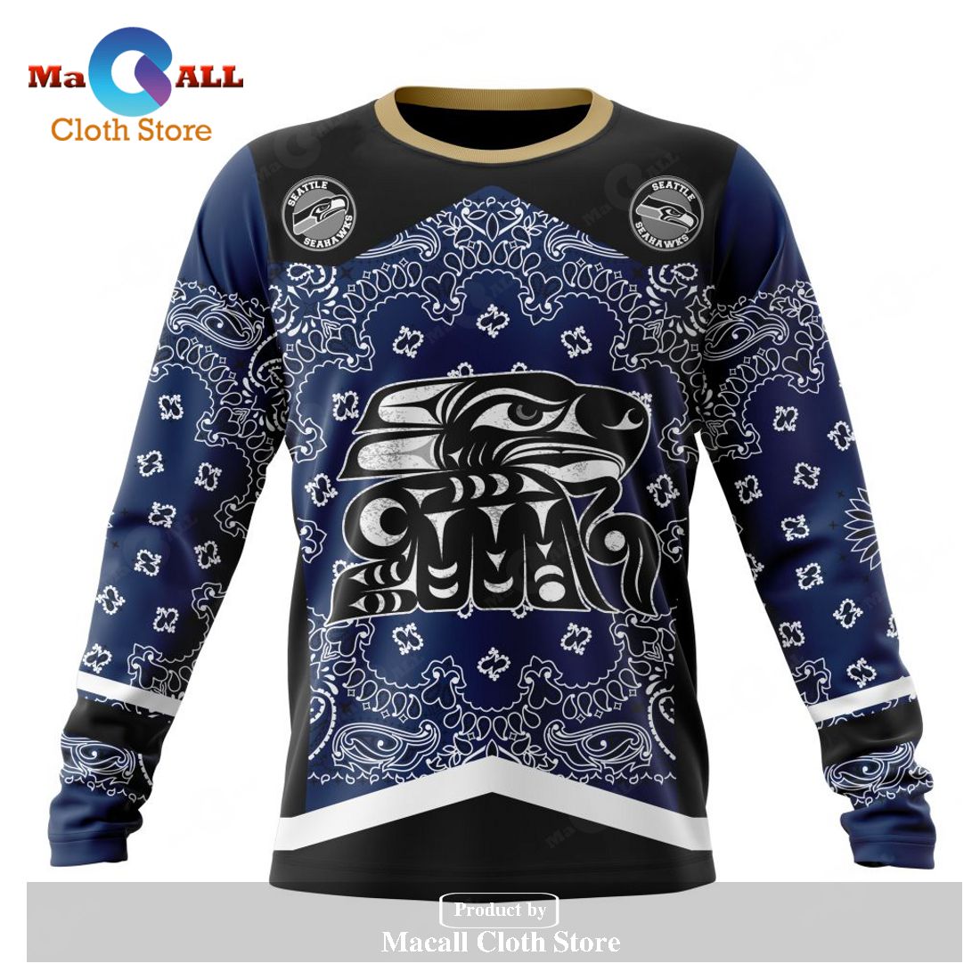 Personalized NFL Seattle Seahawks - Specialized Unisex Kits In Classic Style Hoodie Sweatshirt 3D Personalized NFL Seattle Seahawks - Specialized Unisex Kits In Classic Style Hoodie Sweatshirt 3D
