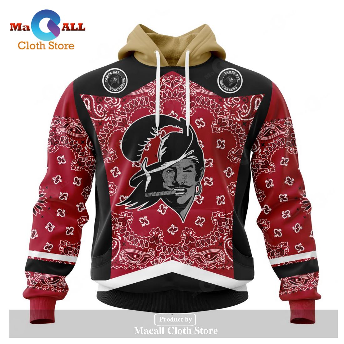 Personalized NFL Tampa Bay Buccaneers - Specialized Unisex Kits In Classic Style Hoodie Sweatshirt 3D Personalized NFL Tampa Bay Buccaneers - Specialized Unisex Kits In Classic Style Hoodie Sweatshirt 3D