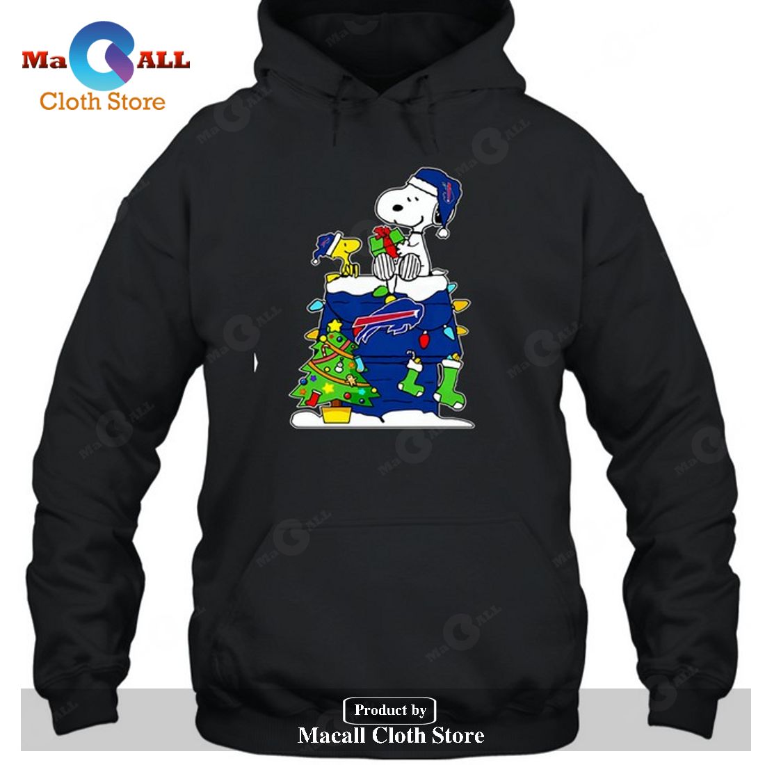 Buffalo Bills Snoopy Woodstock Christmas-Unisex T-Shirt Buffalo Bills Snoopy Woodstock Christmas-Unisex T-Shirt
