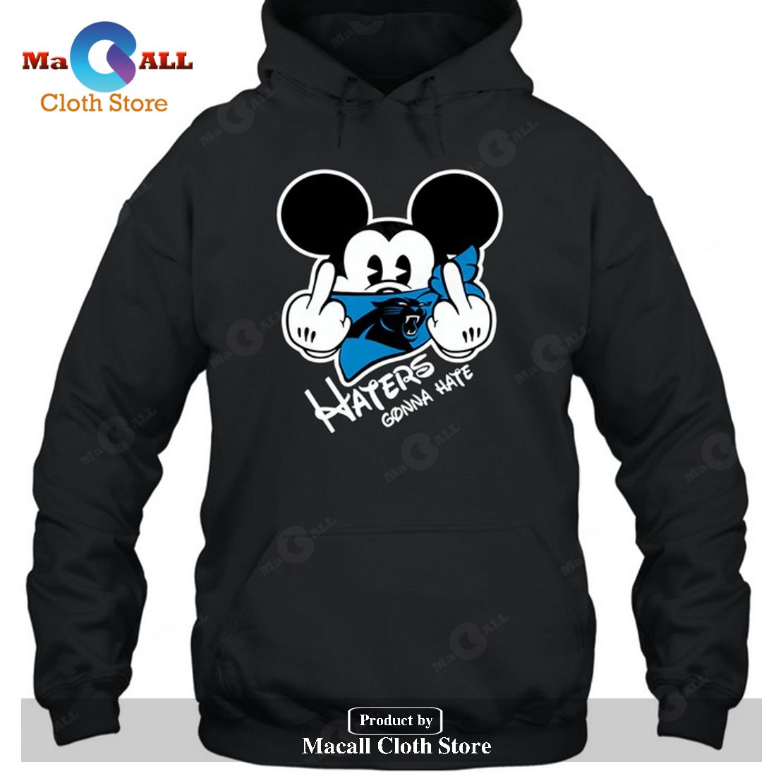 Carolina Panthers Carolina Panthers Haters Gonna Hate Mickey Mouse-Unisex T-Shirt Carolina Panthers Carolina Panthers Haters Gonna Hate Mickey Mouse-Unisex T-Shirt