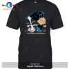 Carolina Panthers Here We Go Carolina Panthers Snoopy-Unisex T-Shirt