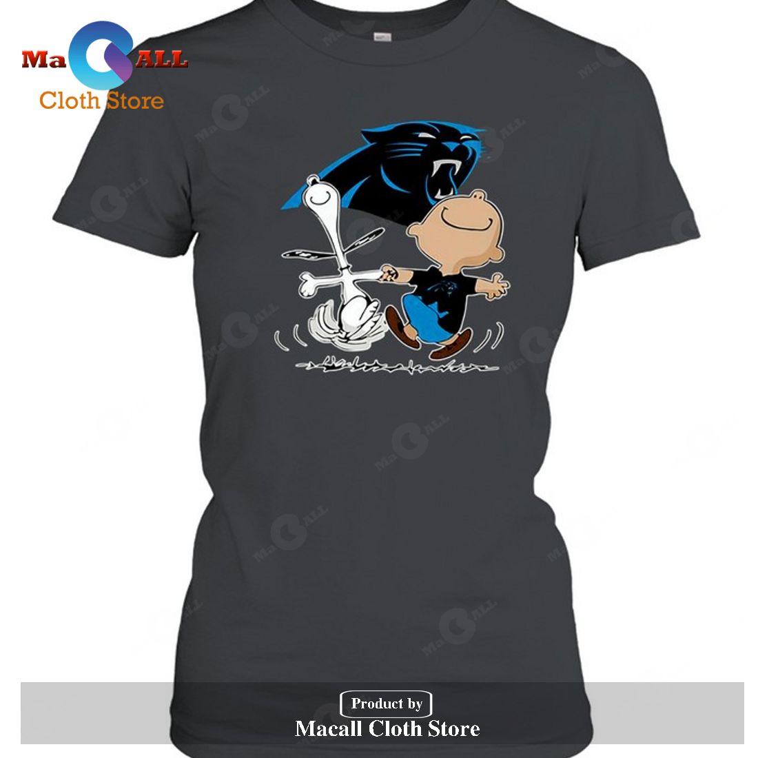 Carolina Panthers Charlie Brown Snoopy Carolina Panthers-Unisex T-Shirt Carolina Panthers Charlie Brown Snoopy Carolina Panthers-Unisex T-Shirt