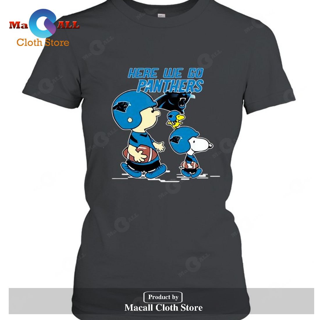 Carolina Panthers Here We Go Carolina Panthers Snoopy-Unisex T-Shirt Carolina Panthers Here We Go Carolina Panthers Snoopy-Unisex T-Shirt