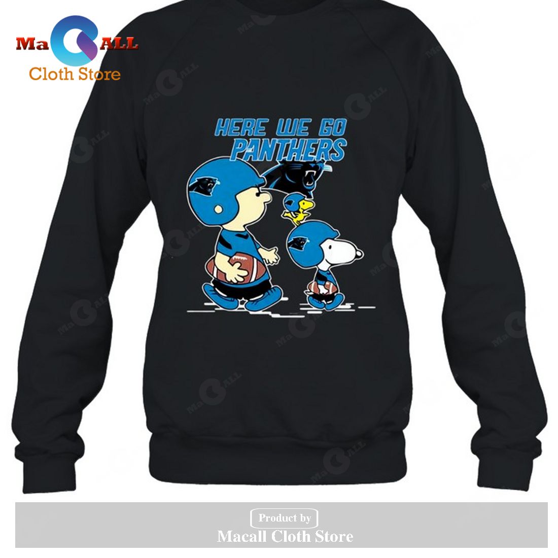 Carolina Panthers Here We Go Carolina Panthers Snoopy-Unisex T-Shirt Carolina Panthers Here We Go Carolina Panthers Snoopy-Unisex T-Shirt