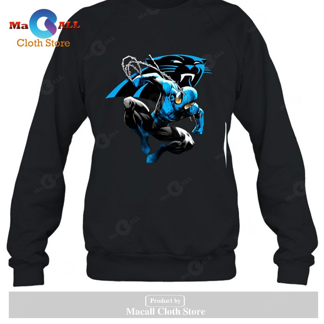 Carolina Panthers Spiderman Carolina Panthers-Unisex T-Shirt Carolina Panthers Spiderman Carolina Panthers-Unisex T-Shirt