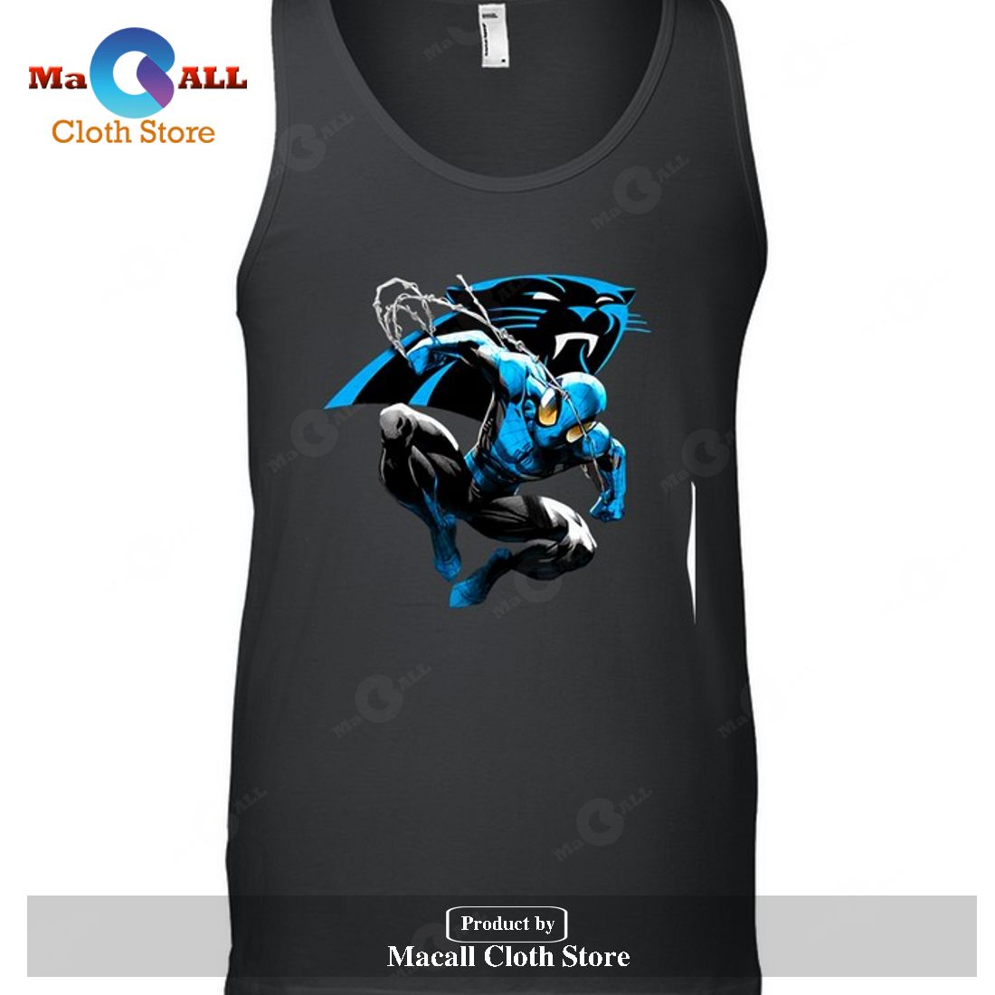 Carolina Panthers Spiderman Carolina Panthers-Unisex T-Shirt Carolina Panthers Spiderman Carolina Panthers-Unisex T-Shirt