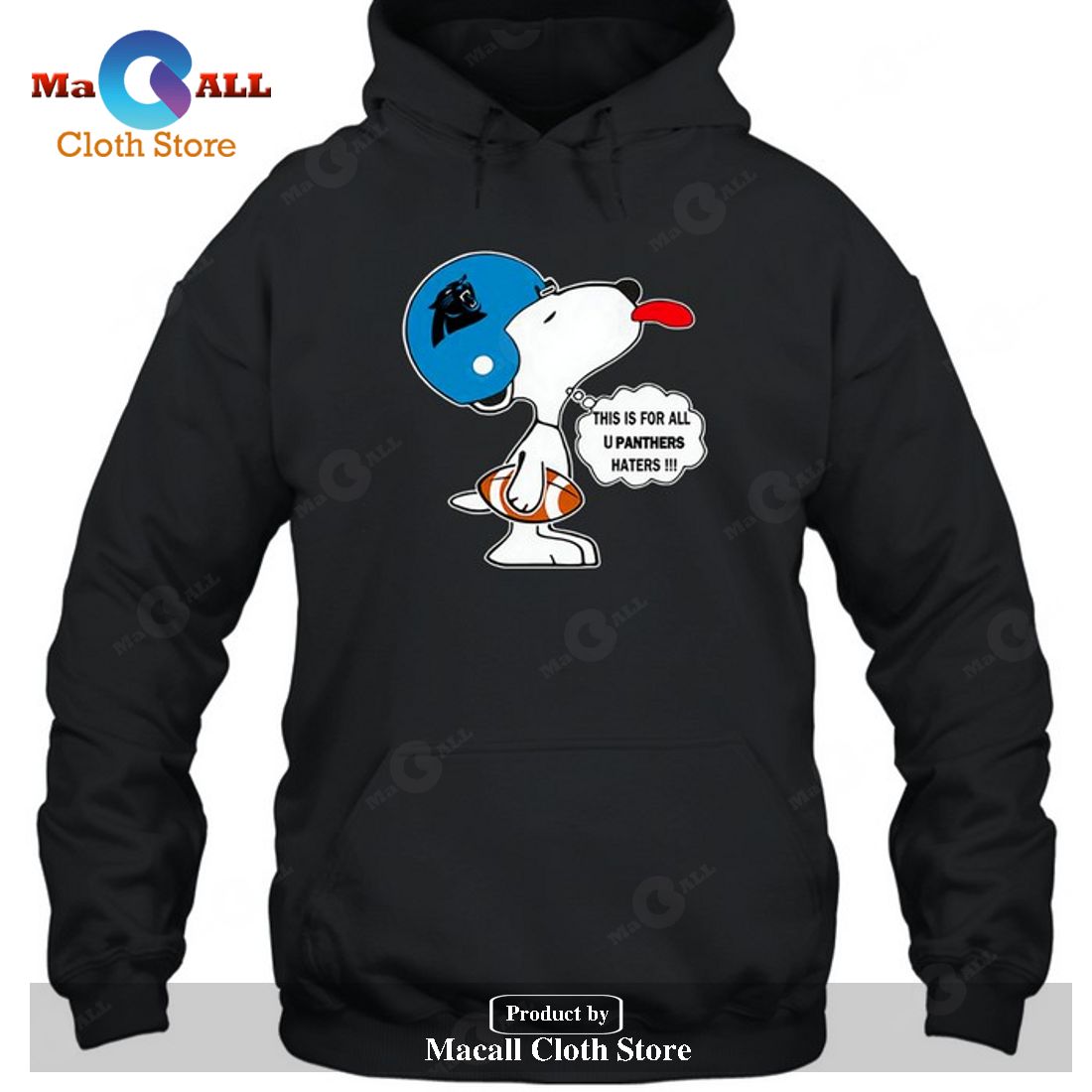 Carolina Panthers This Is For All U Panthers Haters Snoopy-Unisex T-Shirt Carolina Panthers This Is For All U Panthers Haters Snoopy-Unisex T-Shirt