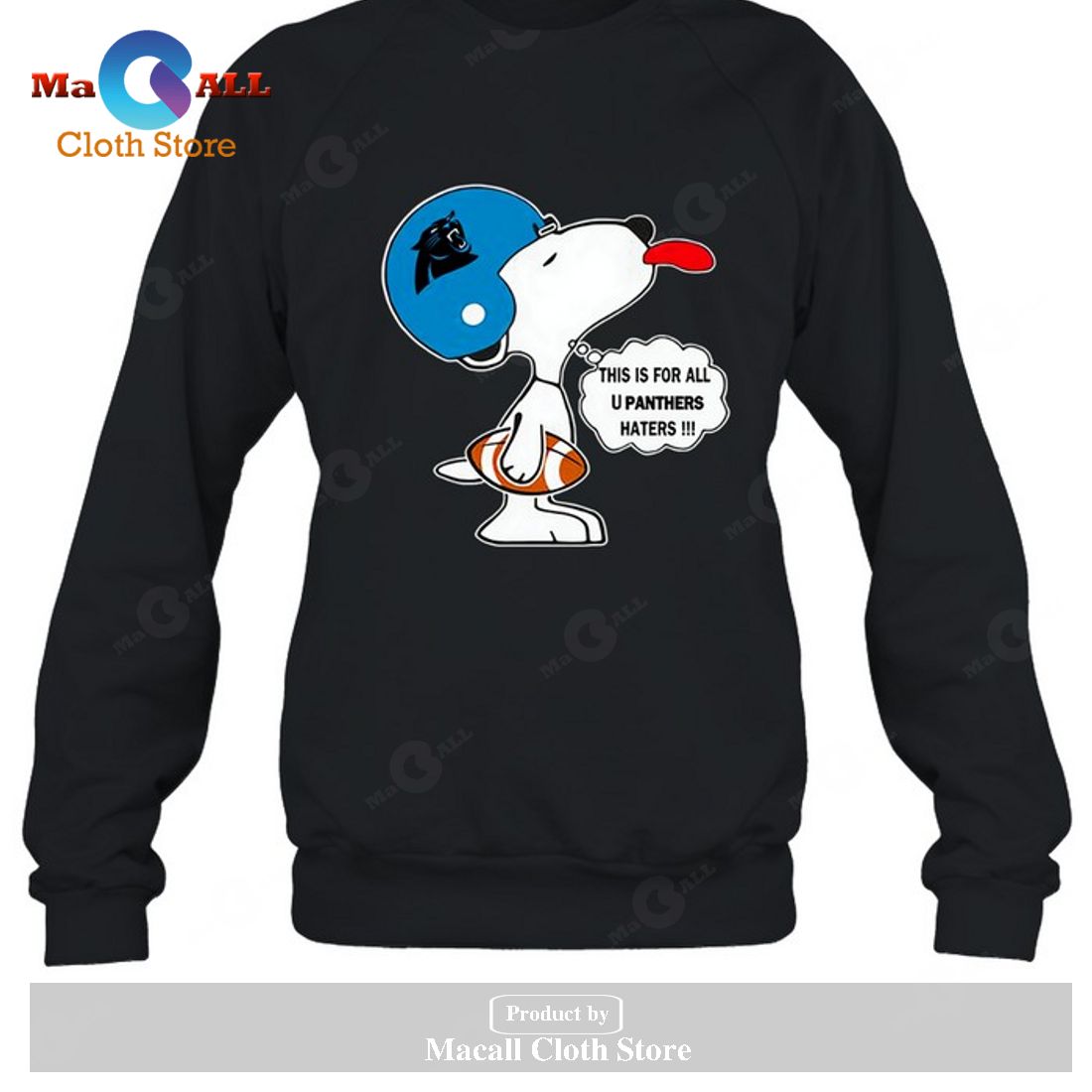 Carolina Panthers This Is For All U Panthers Haters Snoopy-Unisex T-Shirt Carolina Panthers This Is For All U Panthers Haters Snoopy-Unisex T-Shirt