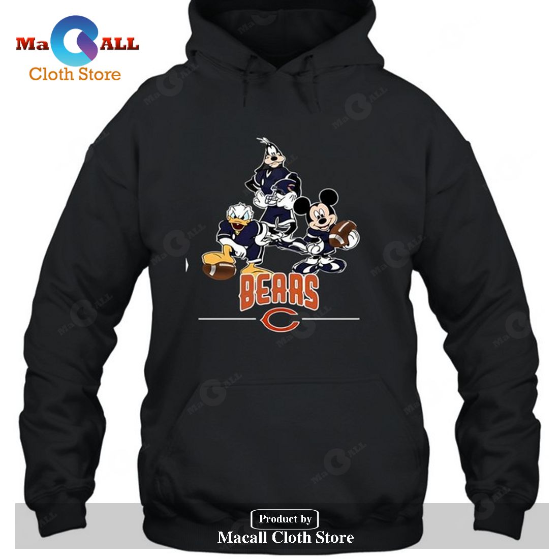 Chicago Bears Mickey Donald Goofy Fan-Unisex T-Shirt Chicago Bears Mickey Donald Goofy Fan-Unisex T-Shirt